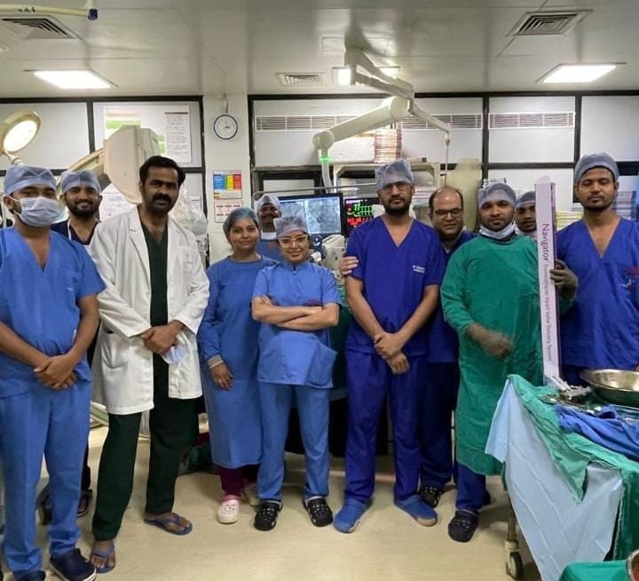 मेडिपल्स में टॉवी पद्धति से पहली बार किसी बुजुर्ग का वॉल्व रिप्लेस