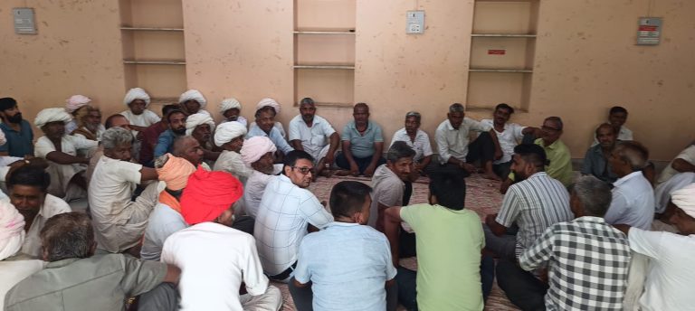 खेतलाजी ट्रस्ट कमेटी के चुनाव को लेकर आयोजित बैठक को ग्रामीणों कराया असंवैधानिक