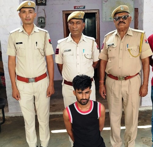 पचपदरा पुलिस थाने के अवैध डोडा पोस्त प्रकरण में फरार आरोपी गिरफ्तार