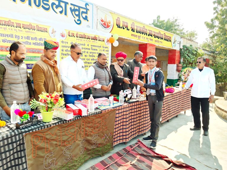 पीएम श्री विद्यालय में कौशल आधारित गतिविधियों का आयोजन